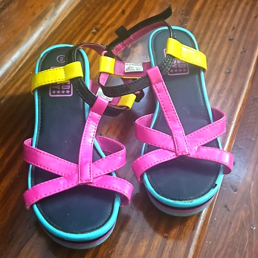 Sandals size 2 Faded Glory worn by my granddaughter to church